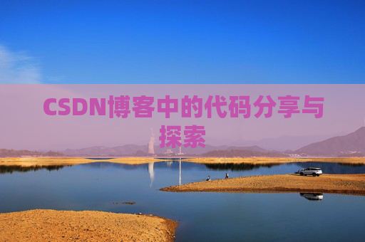 CSDN博客中的代码分享与探索 CSDN博客中的代码分享与探索